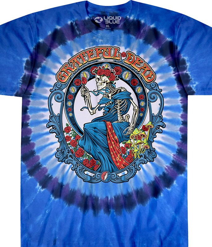 Liquid Blue Grateful Dead Bertha Tie Dye T Shirt
