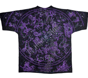 LIQUID BLUE CONSTELLATIONS ZODIAC BLACK T SHIRT