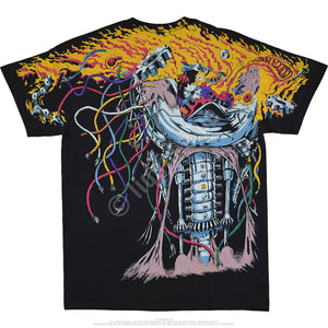 LIQUID BLUE OVERLOAD WEAPON X ALLOVER PRINT T SHIRT